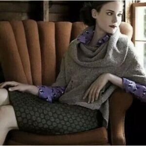 Maeve Anthropologie Black Goban Pencil Skirt